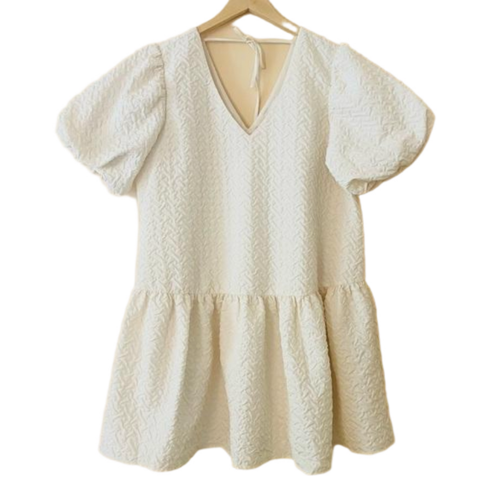 NWT Hudson North Puff Sleeve Dress - Picture 2 of 6